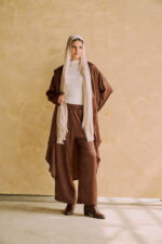 crepe jacket with 2 folds - Image 2