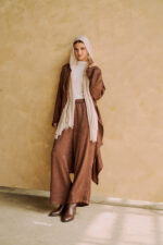 crepe jacket with 2 folds - Image 3