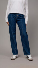 Seamed Straight Denim