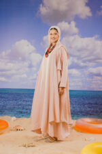 Hooded Linen Kaftan - Image 2