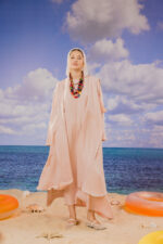 Hooded Linen Kaftan - Image 3