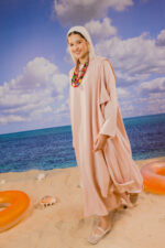 Hooded Linen Kaftan - Image 4