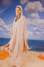 Hooded Linen Kaftan - Image 5