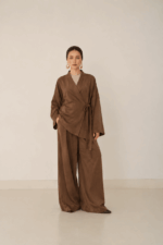 Wrap Tie Blouse - Image 4