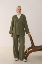 Wrap Tie Blouse - Image 2