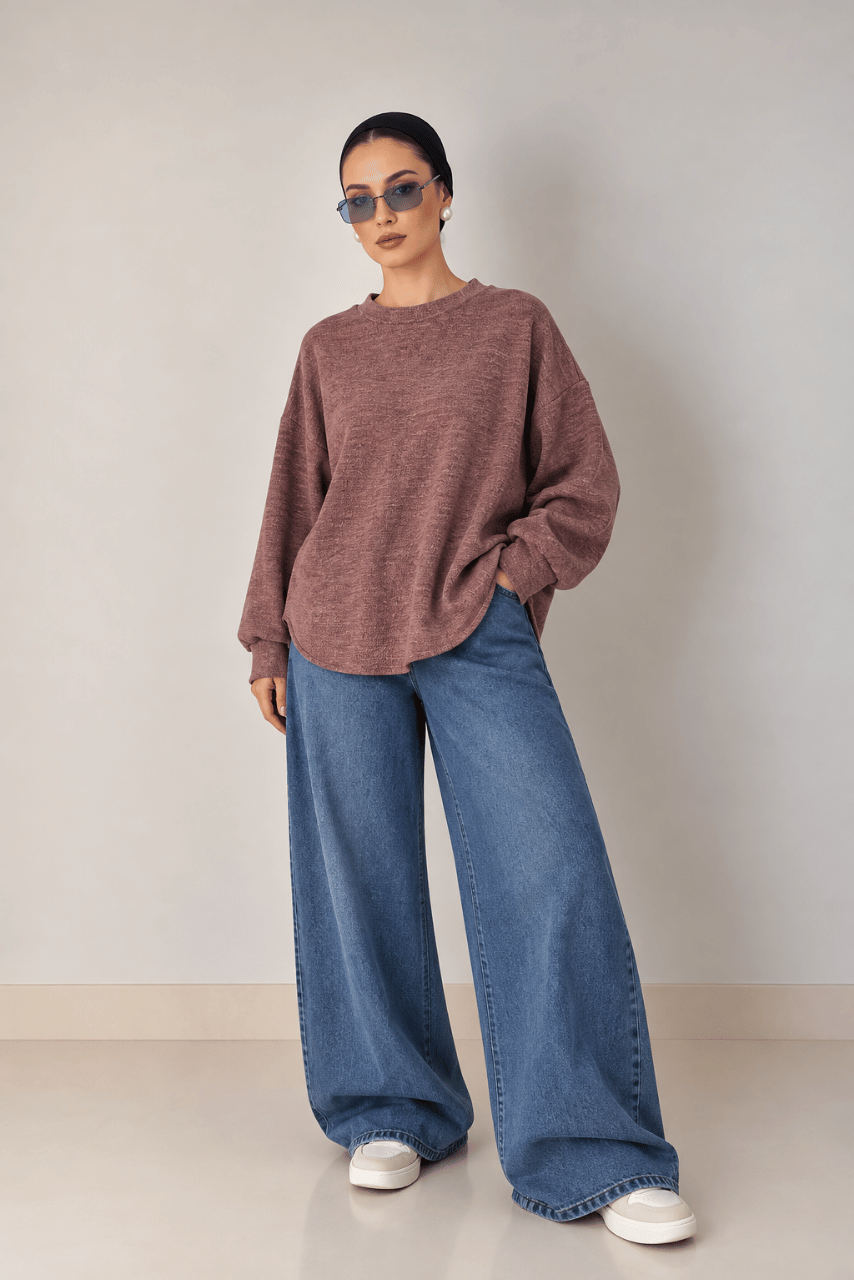 258 Plain Comfy Blouse - Image 1