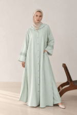 Embroidered Hooded Maxi Dress - Image 4