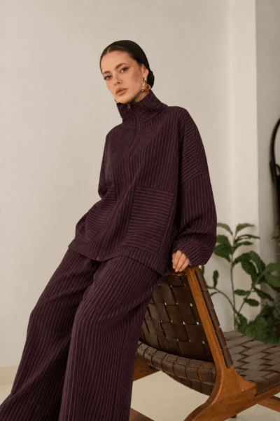 Striped Wide Leg Pants
